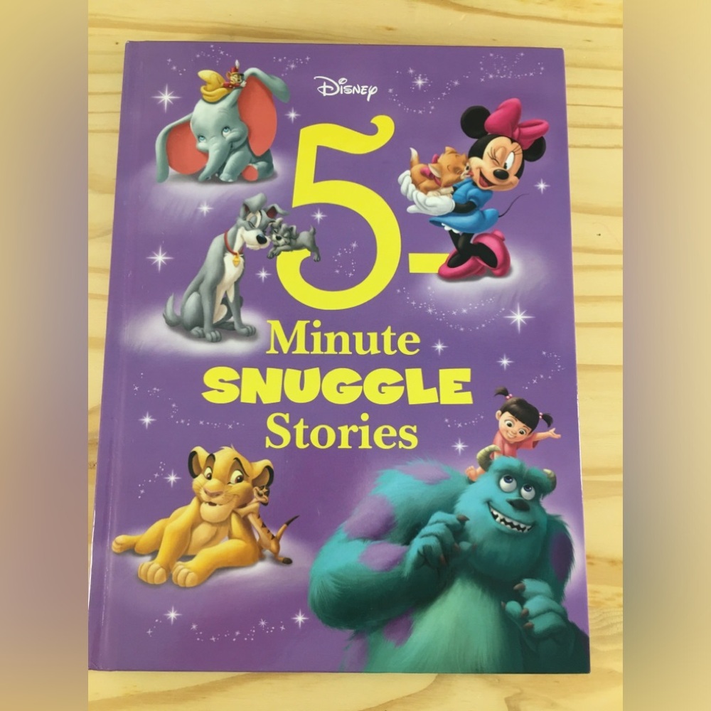 Disney Bedtime 5 Minute Snuggle Stories Children’s Book School Reading Christmas
